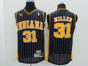 Maillot De Basket Indiana Pacers Reggie Miller 31 Engrener New show Noir